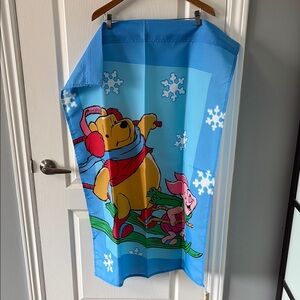 Winnie the Pooh and Piglet Blue Tapestry